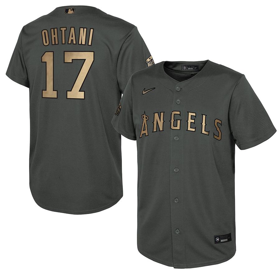 ナイキ 大谷翔平 オールスター2022 送料無料 美品　即日発送 NIKE（ナイキ） MLB 大谷翔平 エンゼルス ユニフォーム ユース