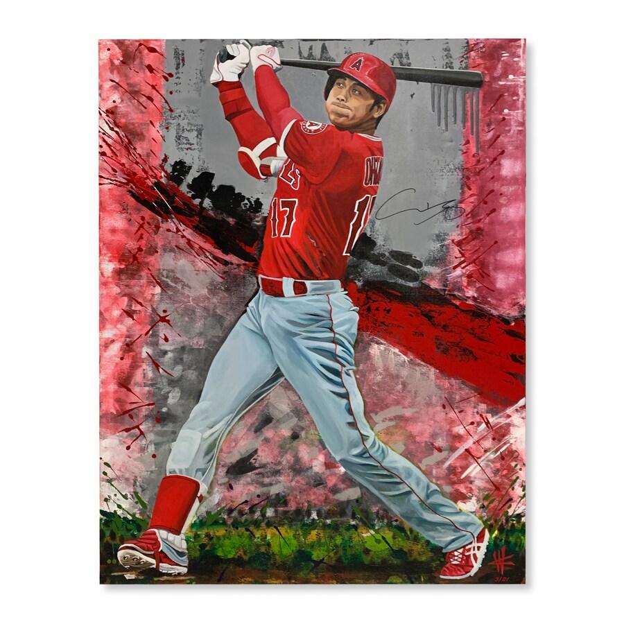 MLB 大谷翔平 エンゼルス 直筆サイン キャンバスアート Authentic
