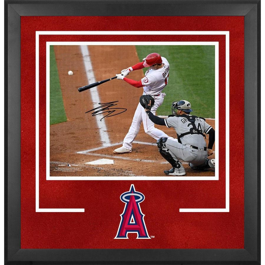MLB 大谷翔平 エンゼルス サイン入りフォトフレーム Authentic