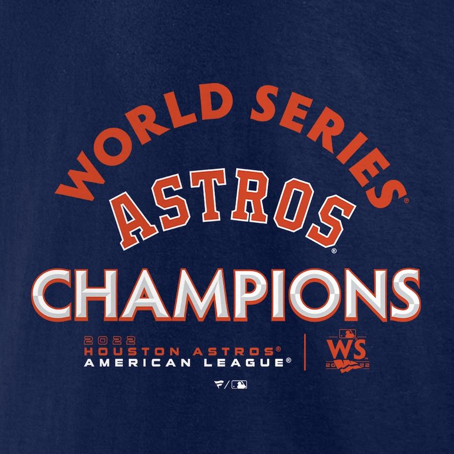 MLB アストロズ Tシャツ 2022 ワールドシリーズ 優勝記念 Champions Franchise Guys T-Shirt Fanatics ネイビー｜selection-basketball｜04