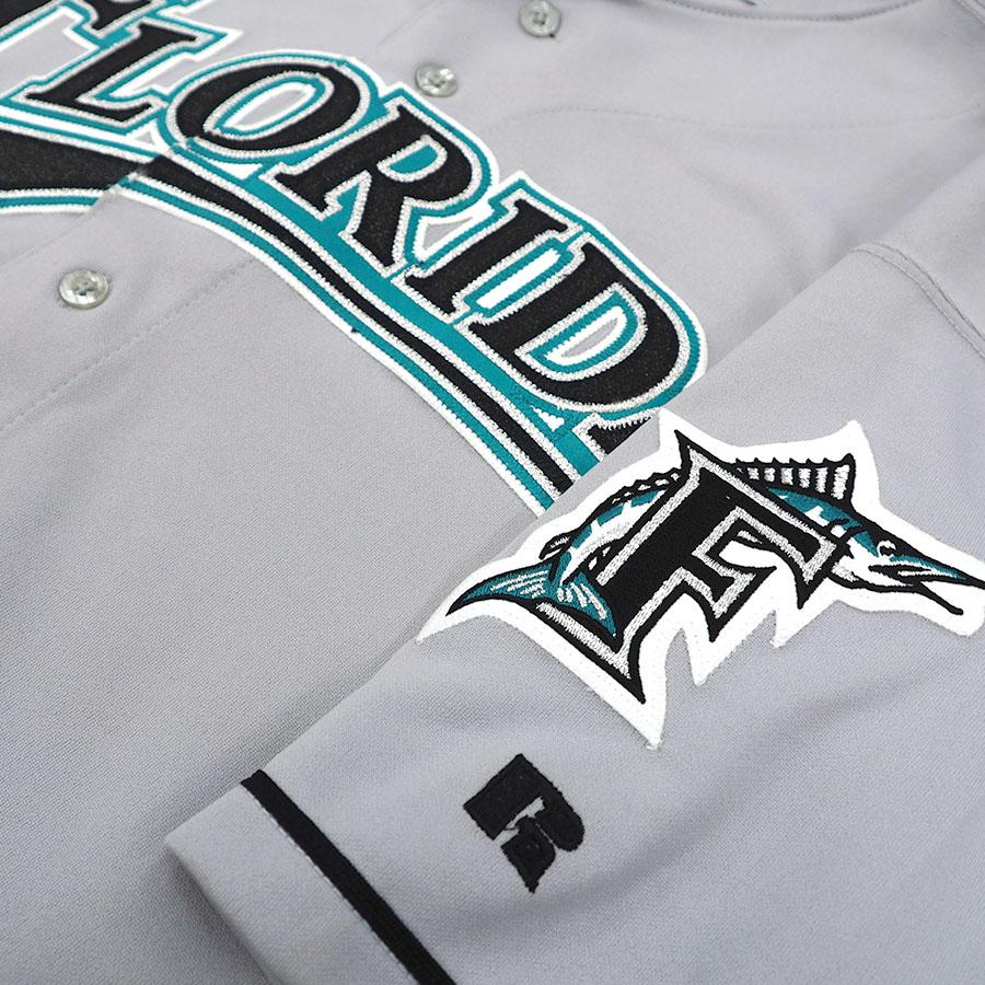 MLB フロリダ・マーリンズ ユニフォーム オーセンティック Authentic Jersey デッドストック 一点物 Russell グレー_2