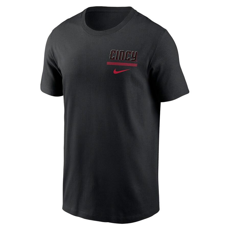 MLB シンシナティ・レッズ Tシャツ 2023 シティーコネクト Double T-Shirt ナイキ/Nike ブラック｜selection-basketball｜02