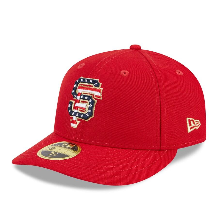 MLB SFジャイアンツ キャップ 2023 独立記念日 4th of July 59FIFTY ロープロファイル ニューエラ/New Era レッド｜selection-basketball｜03