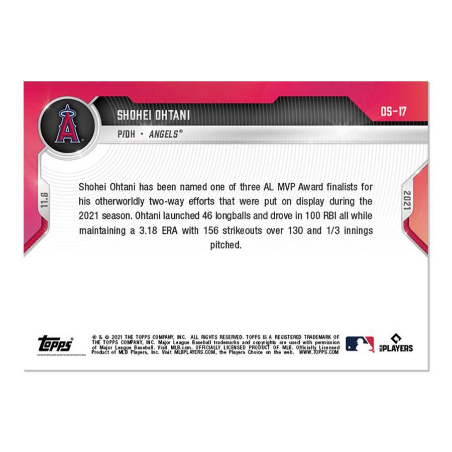 MLB 大谷翔平 エンゼルス トレーディングカード 2021 Topps Now #OS-17