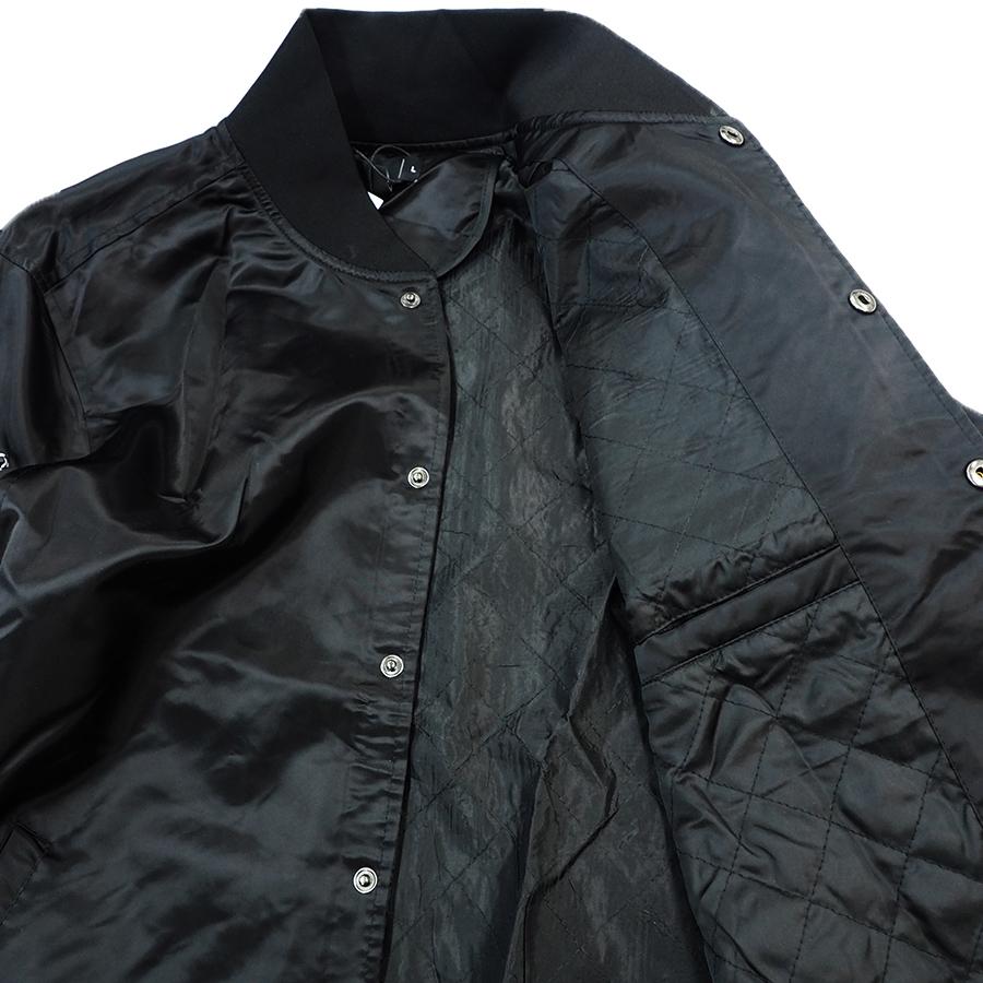 MLB ドジャース ジャケット 2601 - MEN'S SATIN JACKET (All Black) Pro Standard プロスタンダード All Black｜selection-basketball｜06