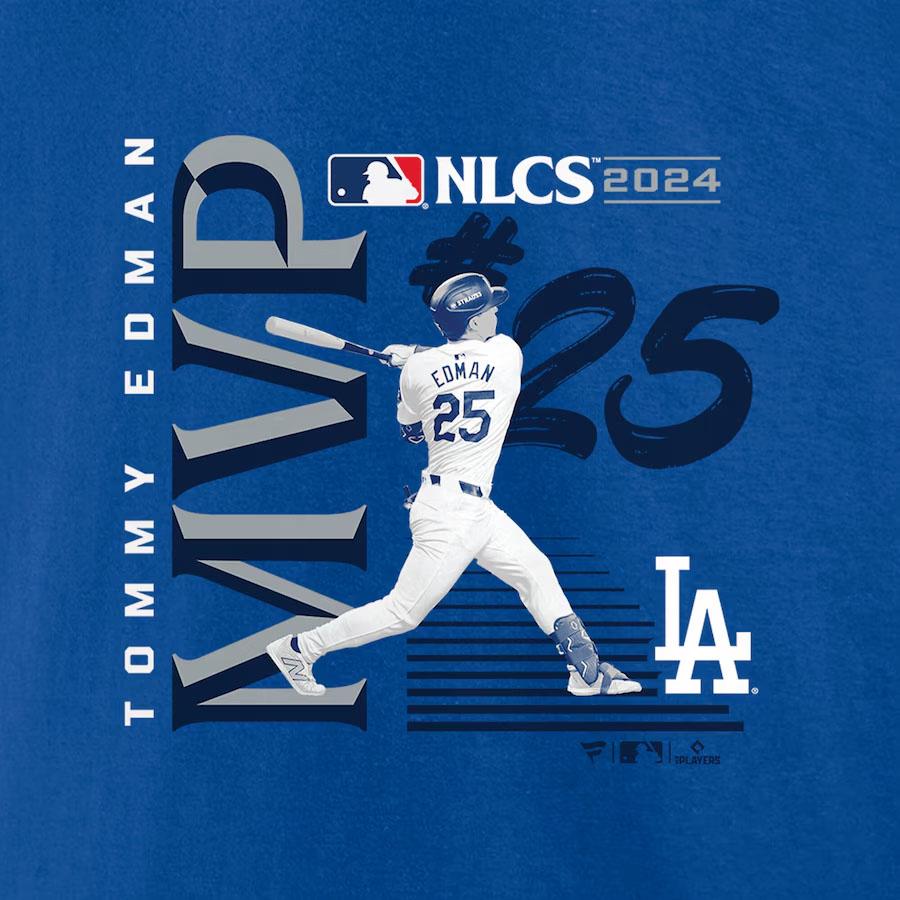 MLB トミー・エドマン ドジャース Tシャツ 2024 ナショナルリーグ優勝