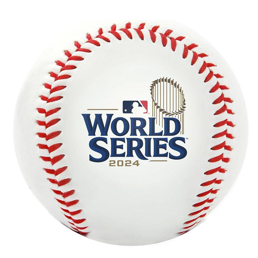 MLB ドジャース ボール 【現地買付】ワールドシリーズ2024優勝記念 Logo Ball 【ケース付き】Rawlings 2512mblの画像