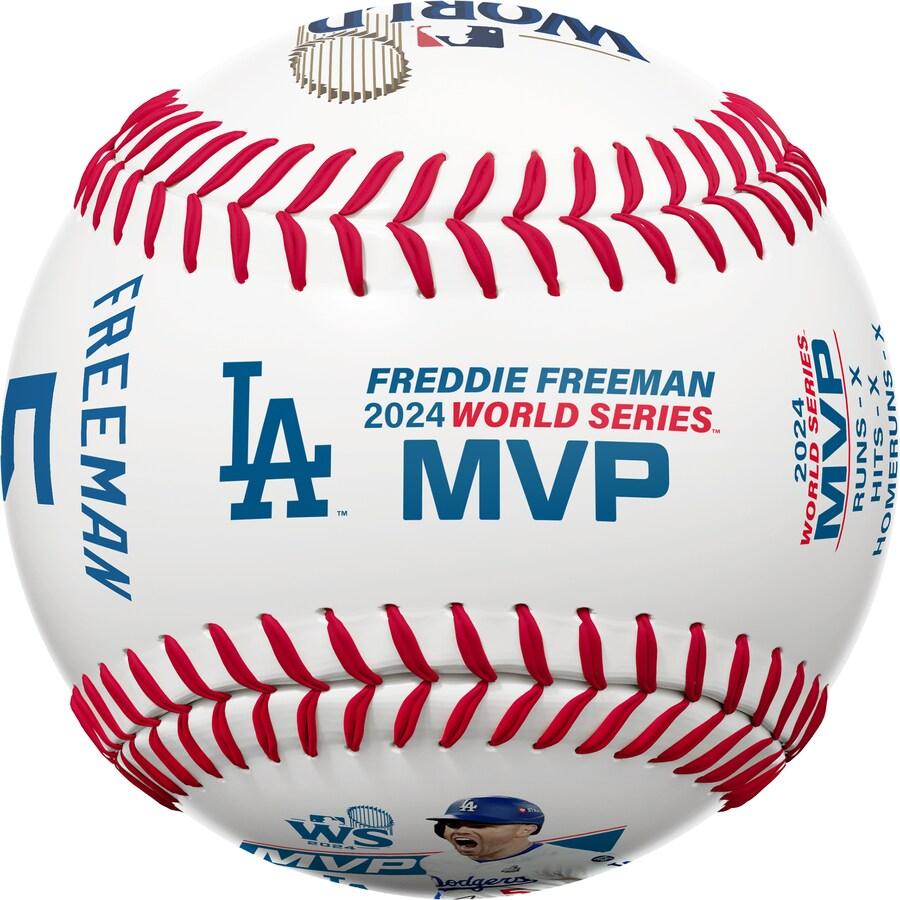 MLB フレディ・フリーマン ドジャース ボール ワールドシリーズ2024優勝記念 MVP Fanatics Exclusive 【ケース付き】 Rawlings 2512mblの画像