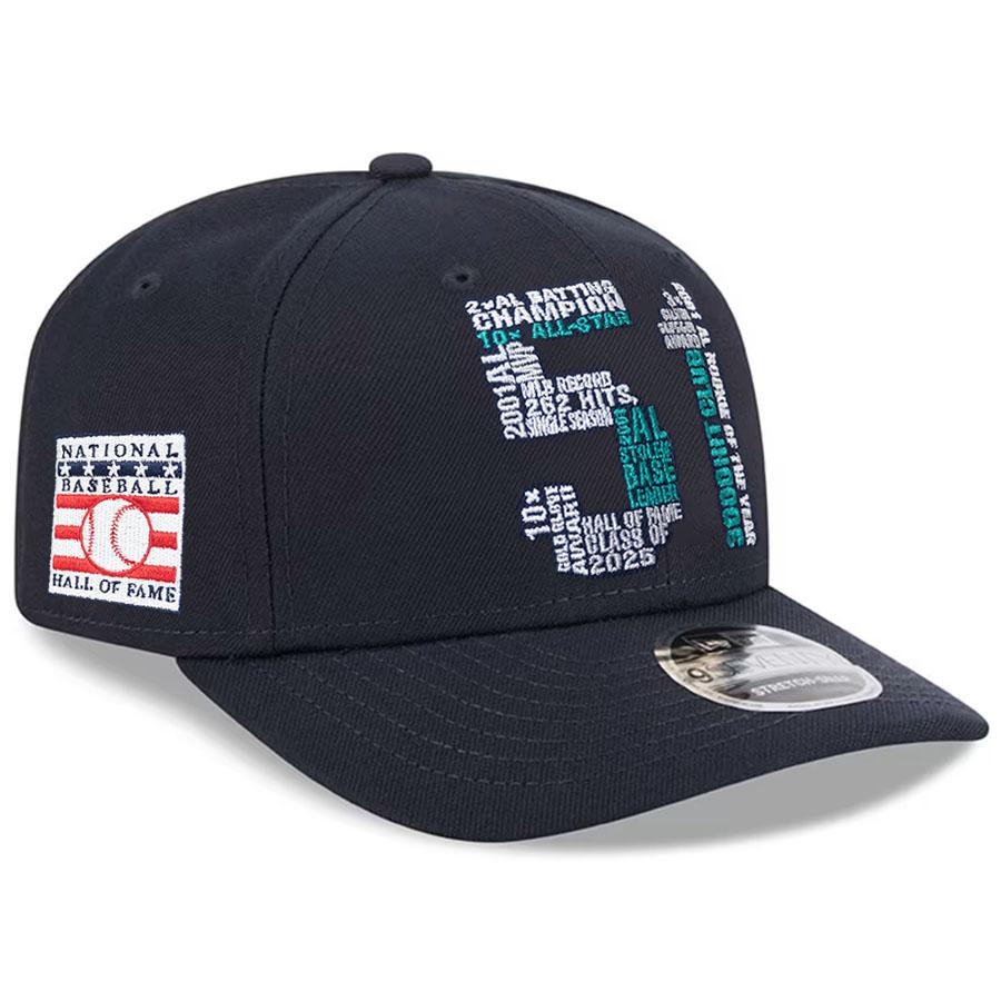 【新品・未使用】MLB イチロー 2025 殿堂入り ニューエラ 刺繍 キャップ NEW ERA（ニューエラ） MLB イチロー マリナーズ キャップ 2025