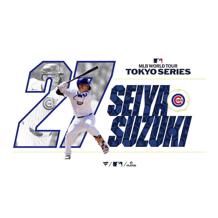 MLB 鈴木誠也 カブス Tシャツ 東京シリーズ2025 Player T-Shirt