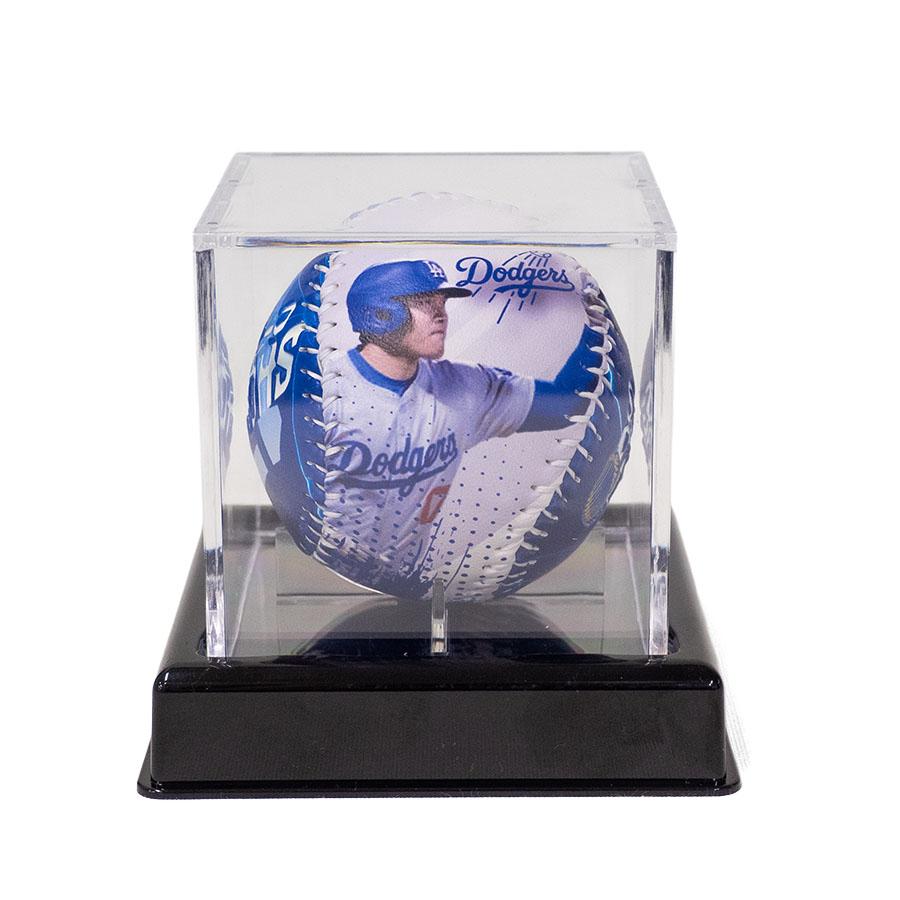 MLB 大谷翔平 ドジャース ボール 【2025個限定】ワールドシリーズ 2024 Ohtani Photo Baseball With UV Case FOCO クリスマス 2512mblの画像