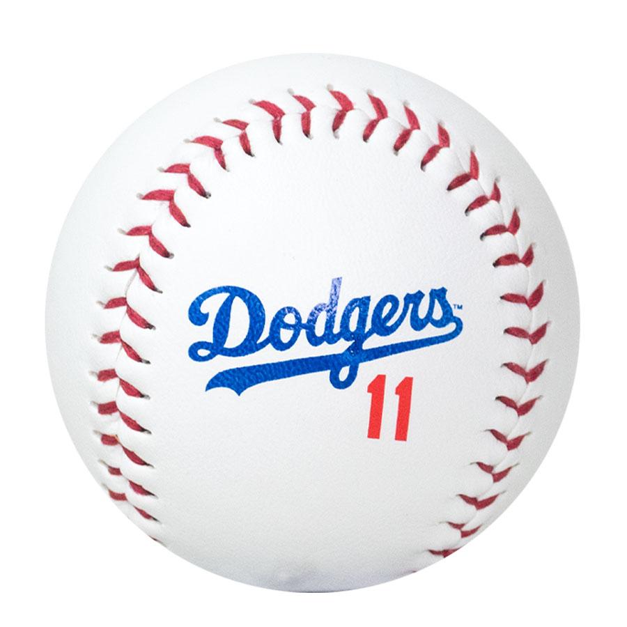 MLB 佐々木朗希 ドジャース ボール 【現地買付】Name \u0026 Number Baseball UVケース付き Rawlings 2512mblの画像