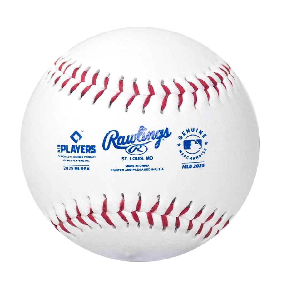 MLB 佐々木朗希 ドジャース ボール 【現地買付】Name \u0026 Number Baseball UVケース付き Rawlings 2512mblの画像