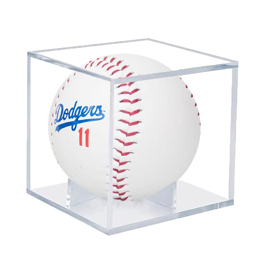 MLB 佐々木朗希 ドジャース ボール 【現地買付】Name \u0026 Number Baseball UVケース付き Rawlings 2512mblの画像