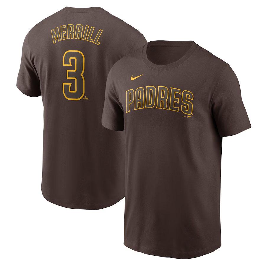 NIKE（ナイキ） MLB ジャクソン・メリル パドレス Tシャツ ネーム