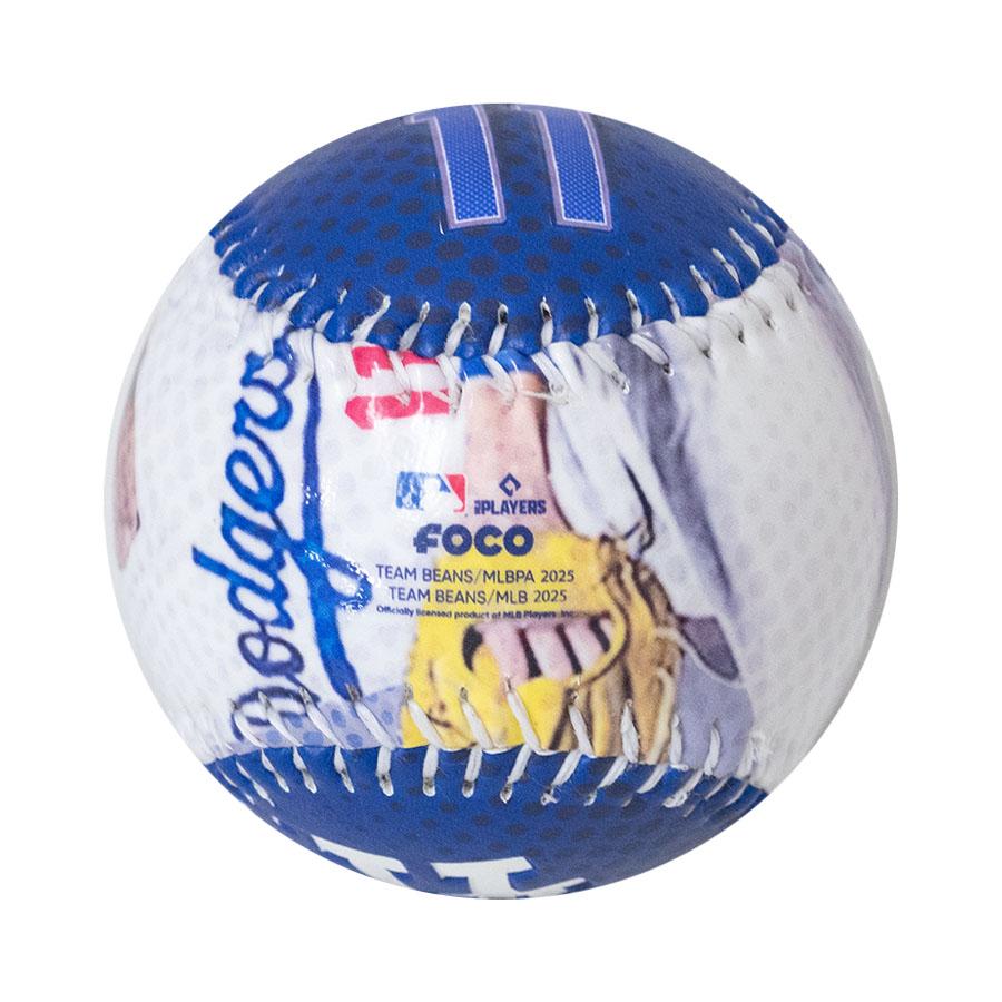 MLB 佐々木朗希 ドジャース ボール 【2025個限定】フォトボール Baseball UVケース付き FOCO クリスマス 2512mblの画像