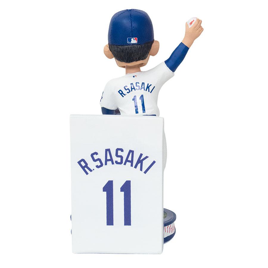 MLB 佐々木朗希 ドジャース ボブルヘッド 【2025個限定】バナーシリーズ Bobblehead フィギュア FOCOの画像