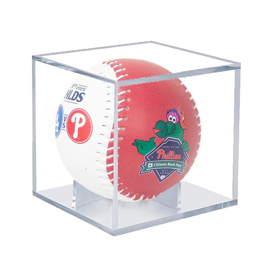 MLB ドジャース フィリーズ ボール 【スタジアム限定品】2025 NL ディビジョンシリーズ Team Matchup Baseball With UV Case Rawlings 2512mblの画像