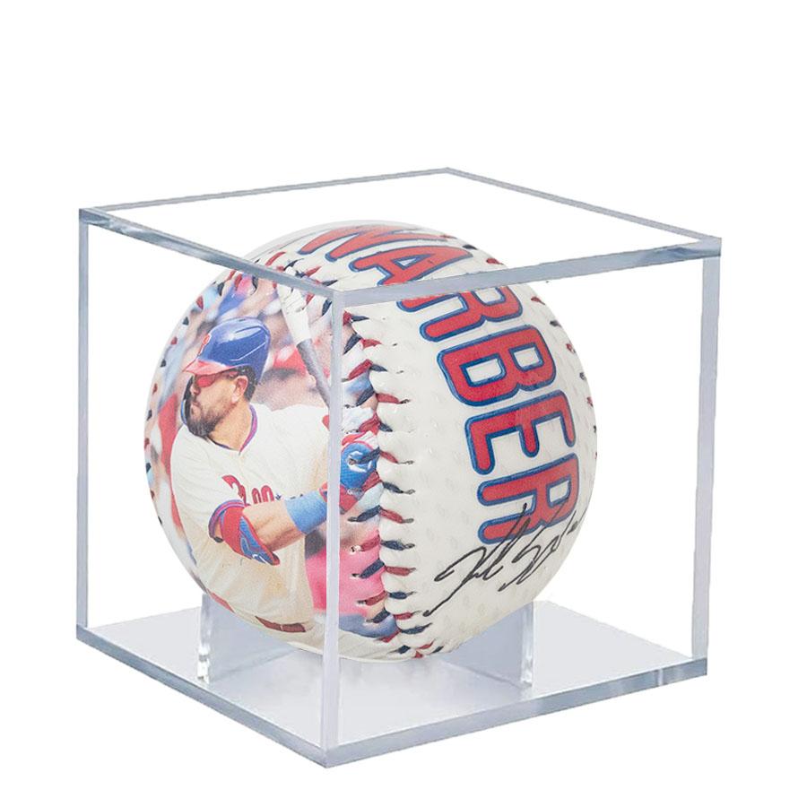 MLB カイル・シュワーバー フィリーズ ボール 【スタジアム限定品】Phillies Player Baseball With UV Case Rawlings 2512mblの画像