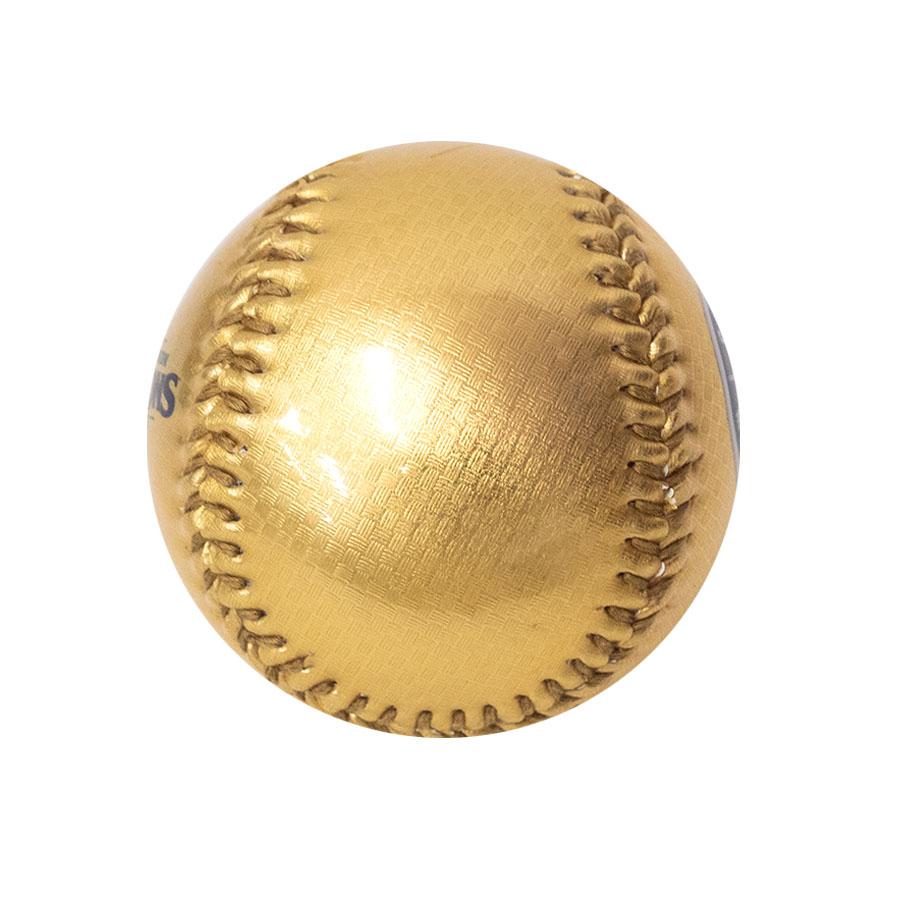 MLB マリナーズ ボール 【球場限定品】AL West Division Champions 2025 Baseball With UV Protection Display Case Rawlings ゴールド 2512mblの画像