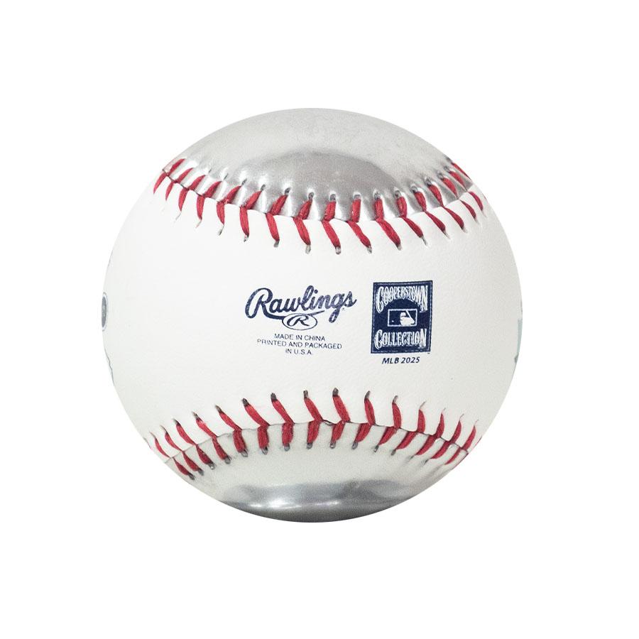 MLB イチロー マリナーズ ボール 【球場限定品】 Number Retirement Baseball With UV Protection Display Case Rawlings Silver/White 2512mblの画像