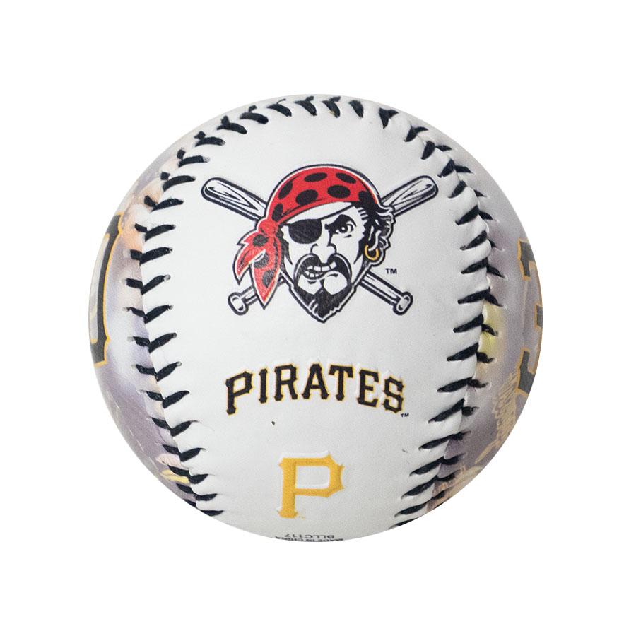MLB ポール・スキーンズ Pittuburgh Pirates ボール 【球場限定品】Photo Baseball With UV Protection Display Case Rawlings 2512mblの画像