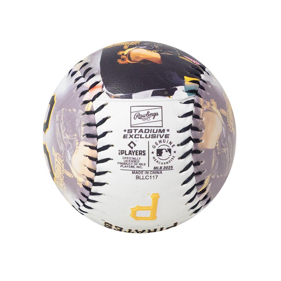 MLB ポール・スキーンズ Pittuburgh Pirates ボール 【球場限定品】Photo Baseball With UV Protection Display Case Rawlings 2512mblの画像