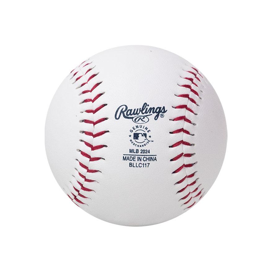 MLB ドジャース ボール 【現地買付品】LA Logo Baseball With UV Protection Display Case Rawlings ホワイト 2512mblの画像