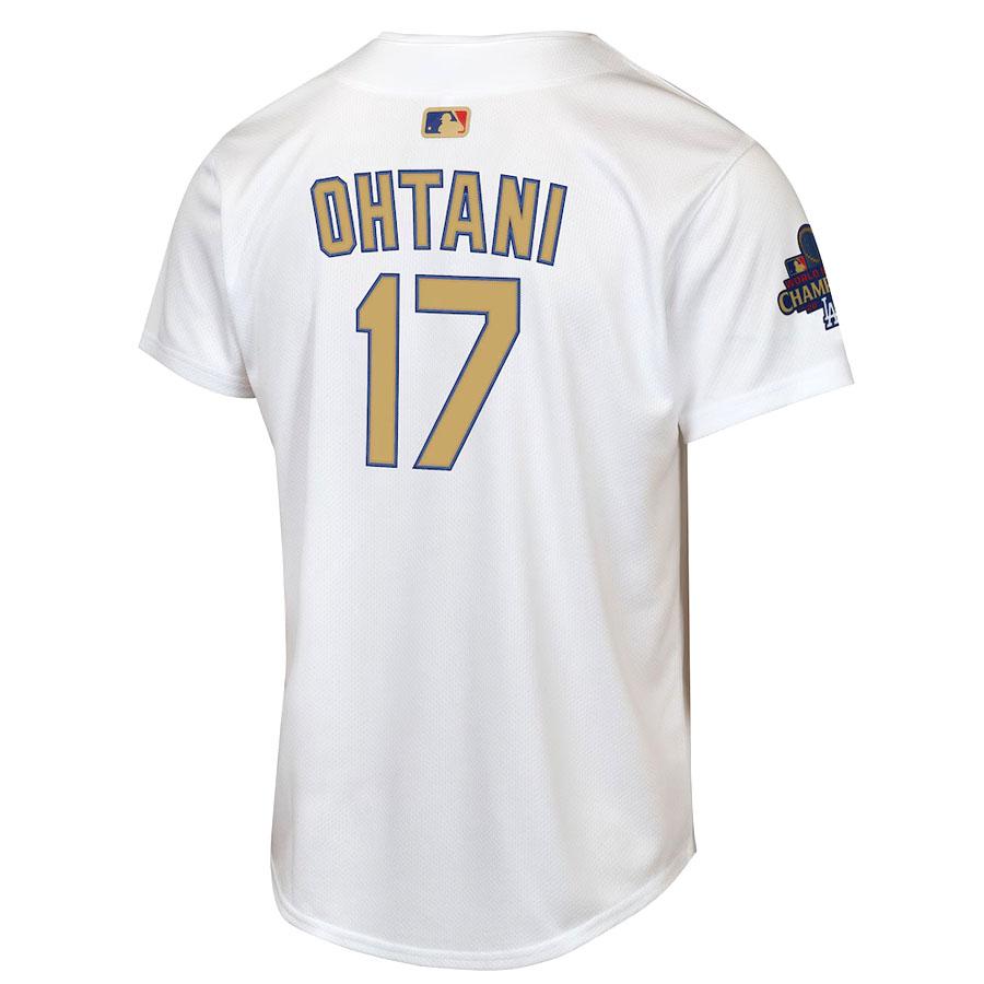 新品★MLB大谷翔平 ドジャースユニフォーム　 ゴールドコレクション★キッズ NIKE（ナイキ） MLB 大谷翔平 ドジャース ユニフォーム ユース キッズ