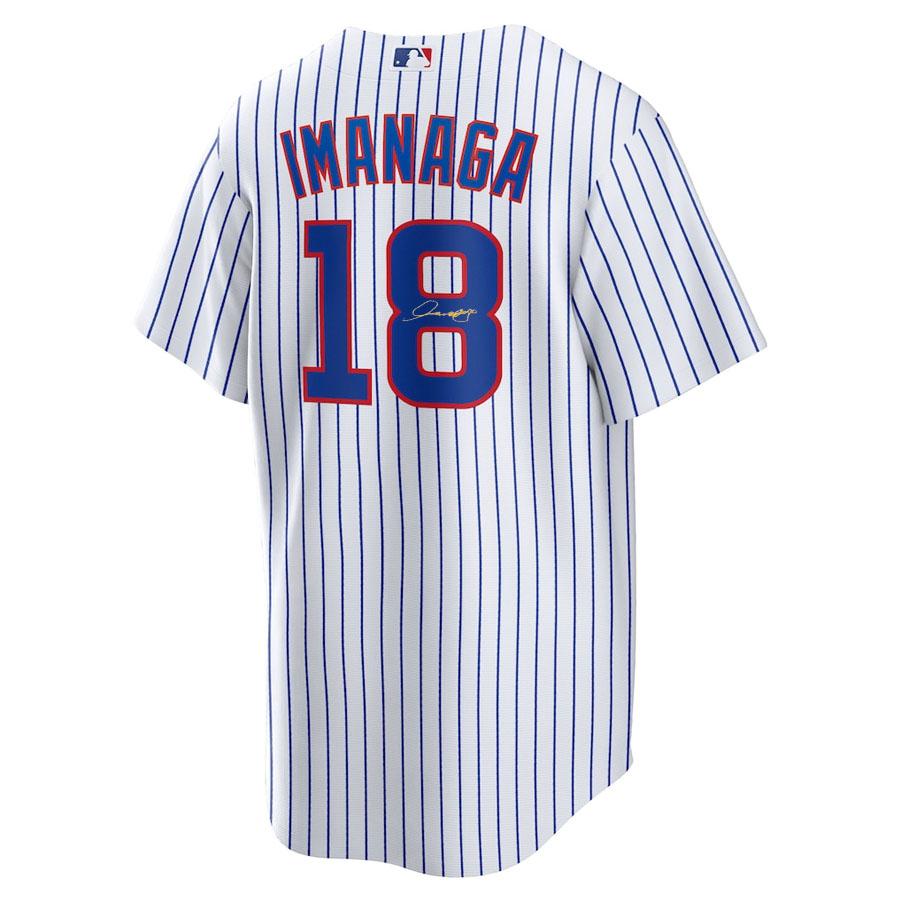 MLB 今永昇太 カブス ユニフォーム 【海外カスタム】レプリカ Player Jersey サイン刺繍 ナイキ/Nike ホワイト_2