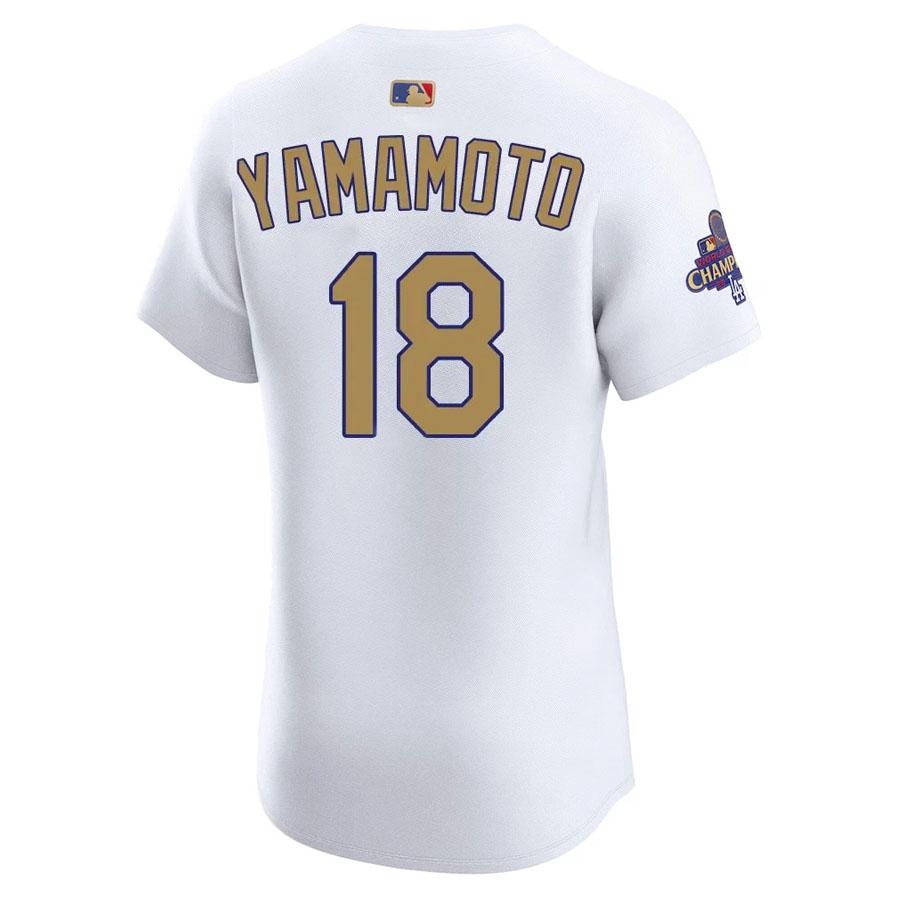 NIKE（ナイキ） MLB 山本由伸 ドジャース ユニフォーム WS2024優勝