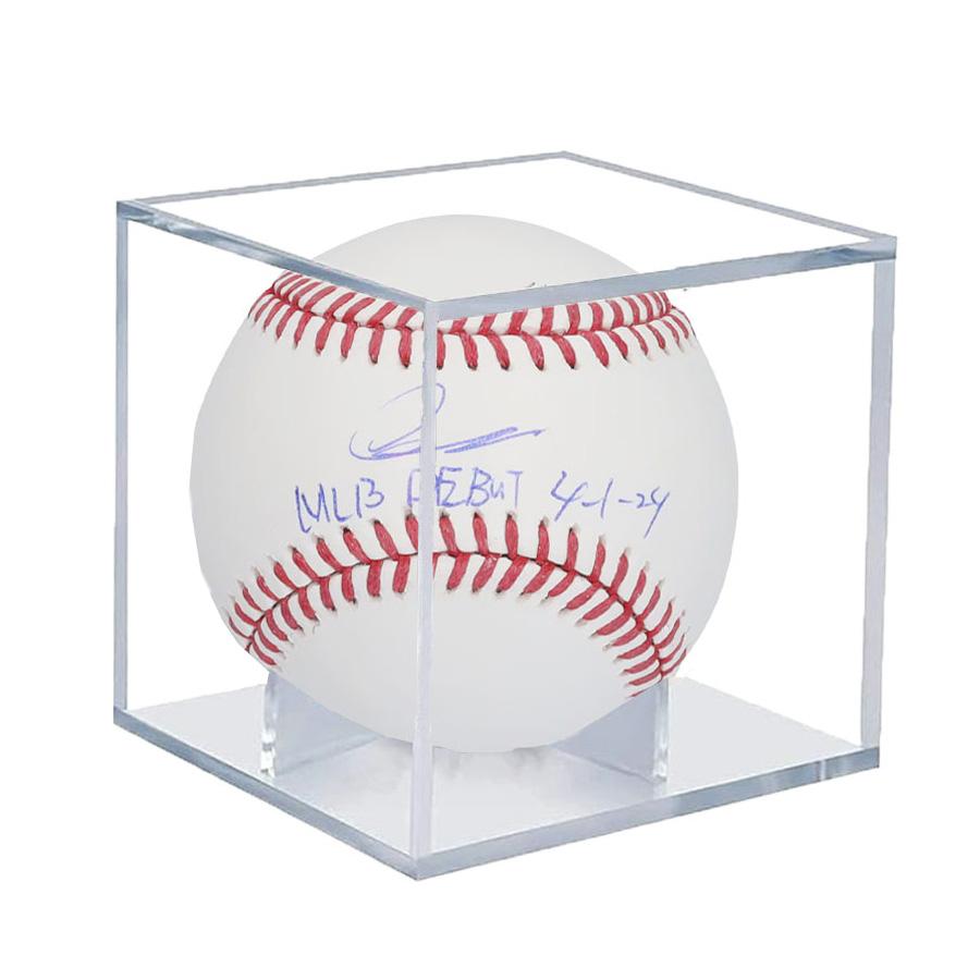 MLB 今永昇太 カブス Autographed Baseball with Debut 4-1-24