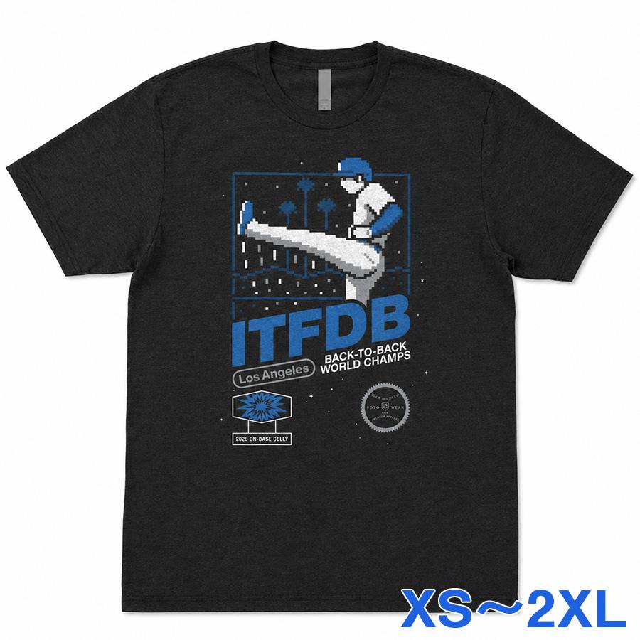 MLB 大谷翔平 ドジャース Tシャツ 【海外限定版】キック・セリー LA