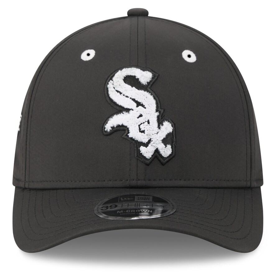 新品 NEW ERA ホワイトソックス 39THIRTY L/XL ブラック NEW ERA（ニューエラ） MLB ホワイトソックス キャップ 【海外モデル
