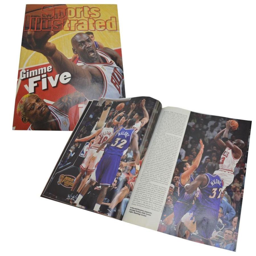 NBA ブルズ マイケル・ジョーダン フォトフレーム Photo Frame in Sports Illustrated 1997/6/9_1