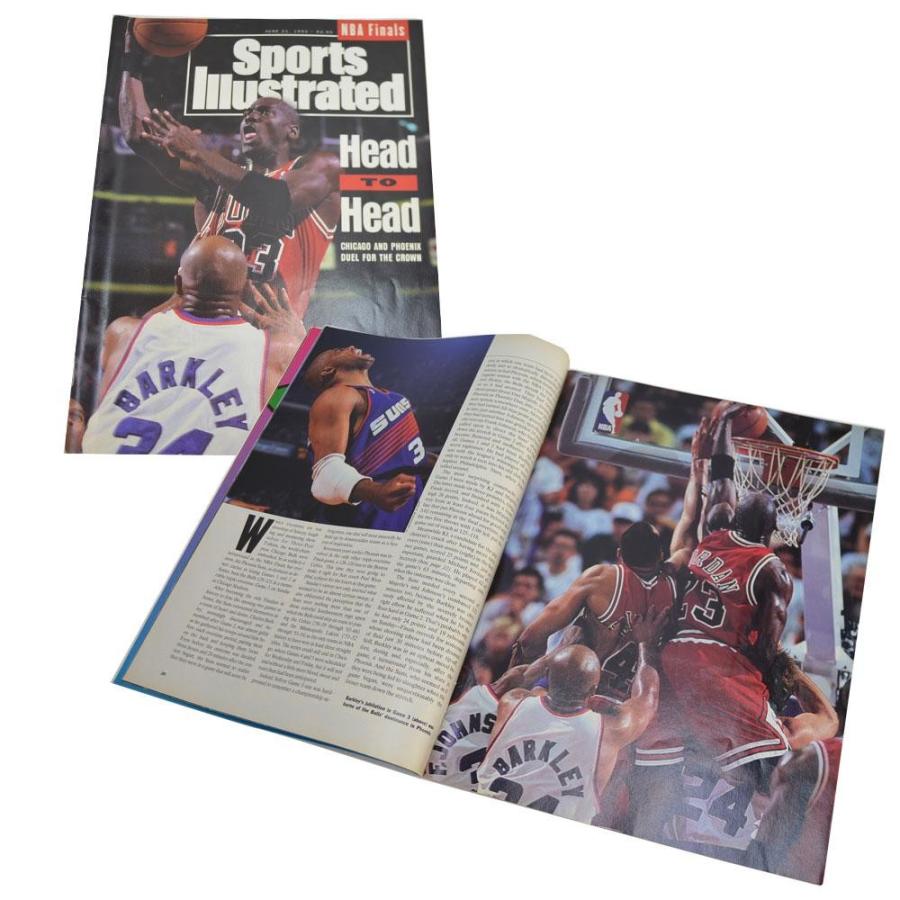 NBA ブルズ マイケル・ジョーダン フォトフレーム Photo Frame in Sports Illustrated 1993/6/21_1