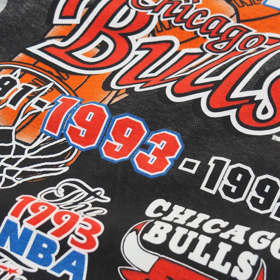 NBA ブルズ 1993年度 NBAファイナル 3連覇達成記念キッズTシャツ TEAM RATED グレー レアアイテム TSS【OCSL】｜selection-basketball｜03