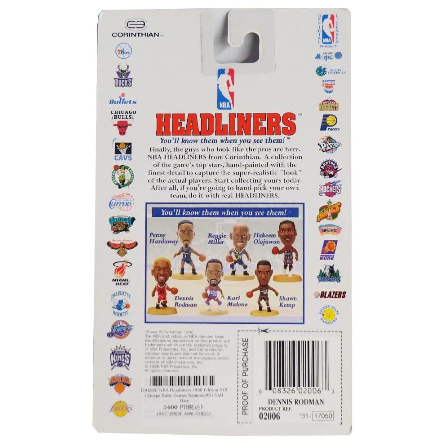 デニス ロッドマン フィギュア 4個セット レア ヘッドライナーズ