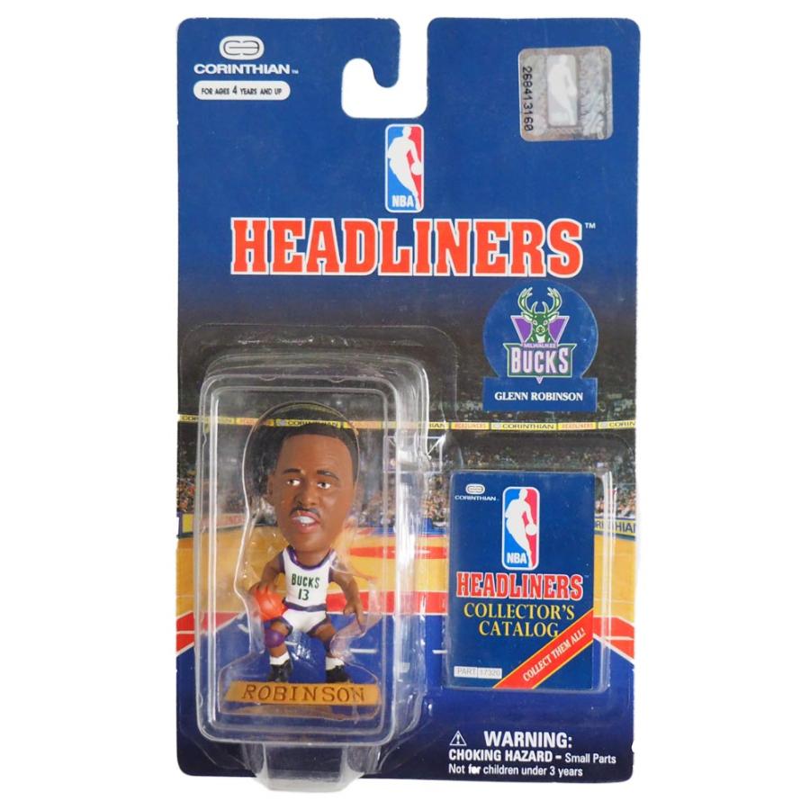 NBA バックス グレン・ロビンソン フィギュア ヘッドライナーズ 1996 