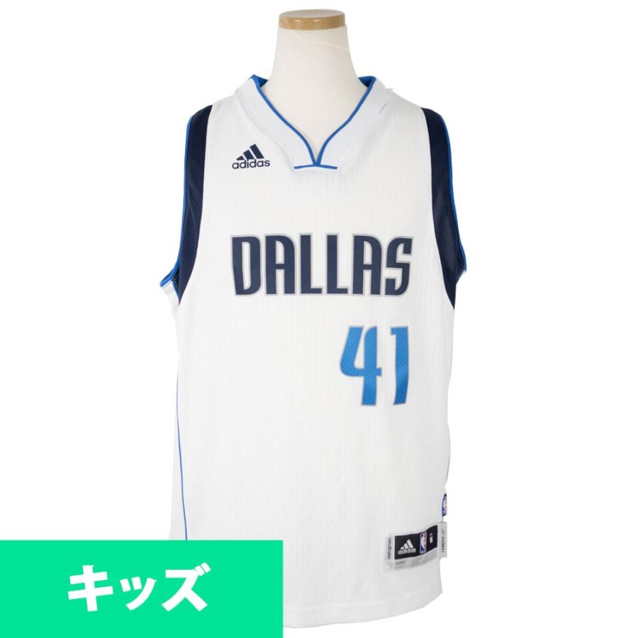 NBA マーベリックス ダーク・ノビツキー ユニフォーム/ジャージ ユース レボリューション スウィングマン アディダス/Adidas ホーム｜selection-basketball