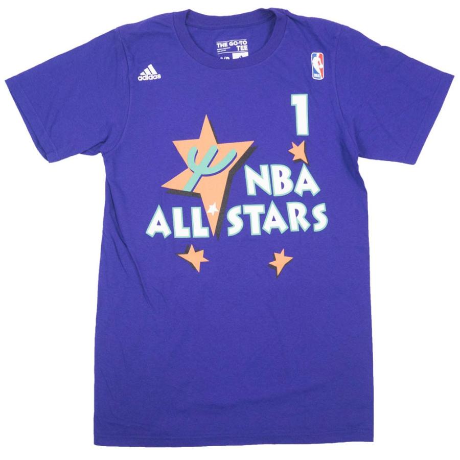 NBA アンファニー・ハーダウェイ オーランド・マジック Tシャツ All-Star 1995 Name Number T-Shirt アディダス/Adidas パープル【OCSL】｜selection-basketball