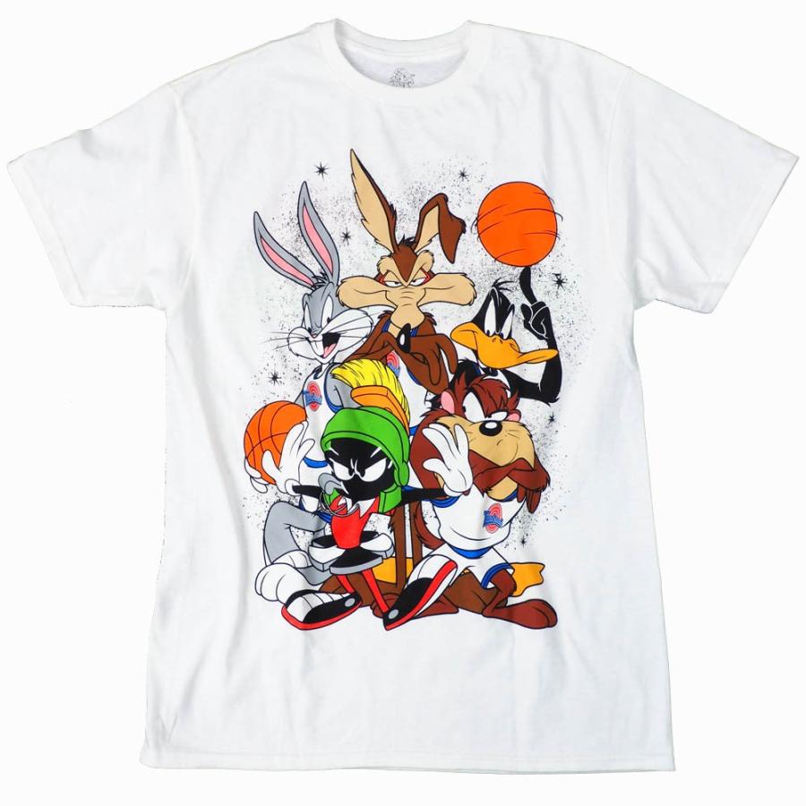 スペース ジャム Movie Tシャツ バッグス バニー ダフィー ダック タスマニア デビル シルベスター キャット Ocsl Nba 0314gds13 バッシュ バスケグッズ Selection 通販 Yahoo ショッピング