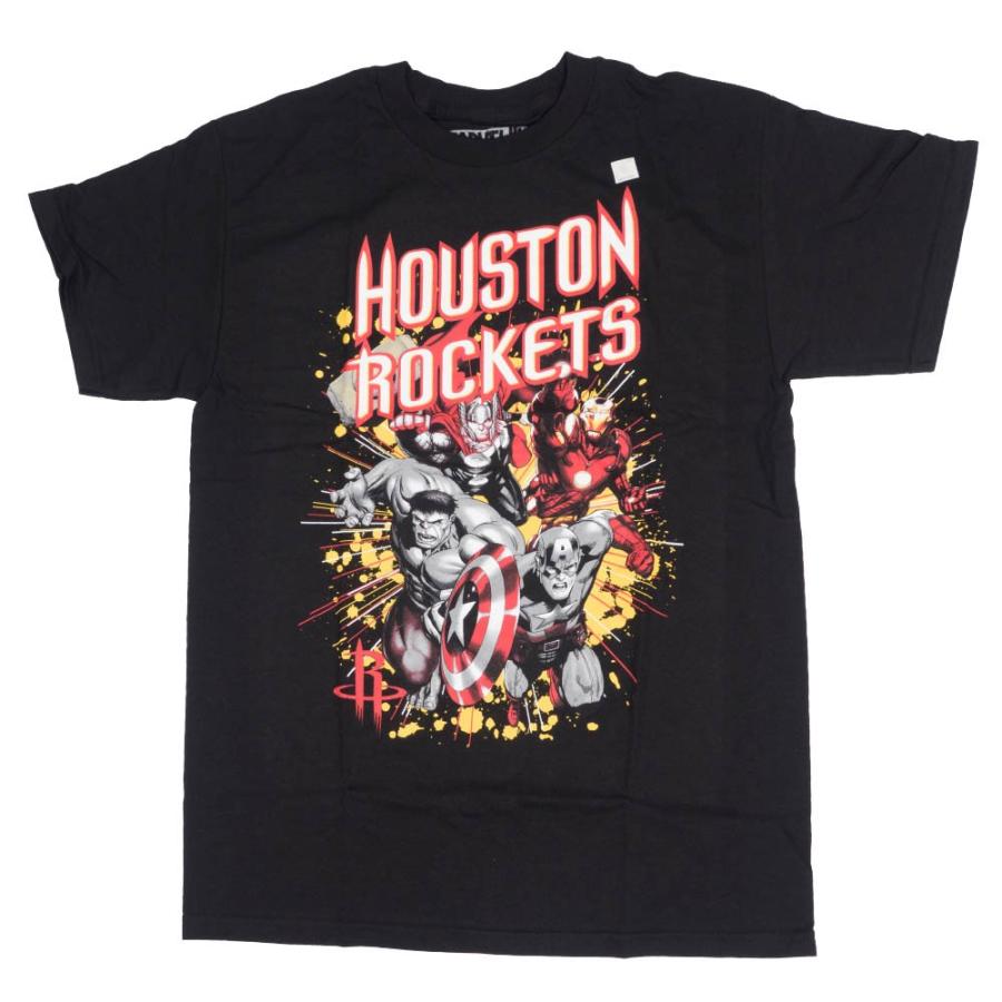 Nba ヒューストン ロケッツ Tシャツ アベンジャーズ Marvel ブラック Ocsl Nba 0503apl01 バッシュ バスケグッズ Selection 通販 Yahoo ショッピング