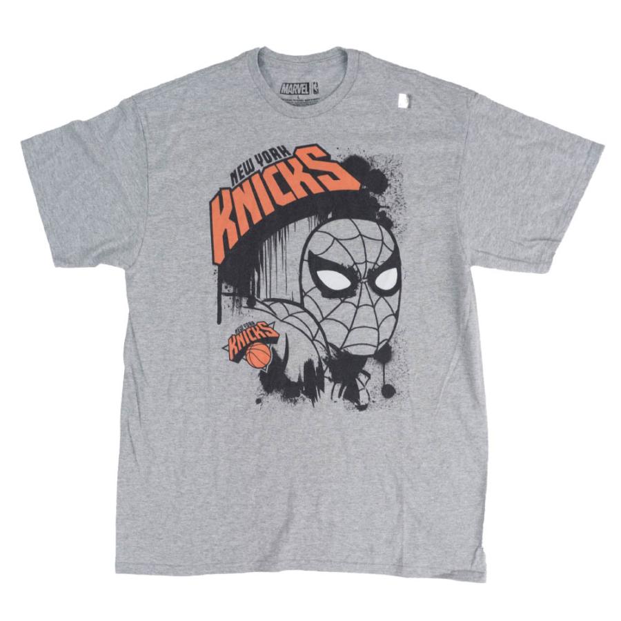 Nba ニューヨーク ニックス Tシャツ Spider Man Super Hero スパイダーマン アベンジャーズ Marvel グレー Ocsl Nba 0614tst03 バッシュ バスケグッズ Selection 通販 Yahoo ショッピング