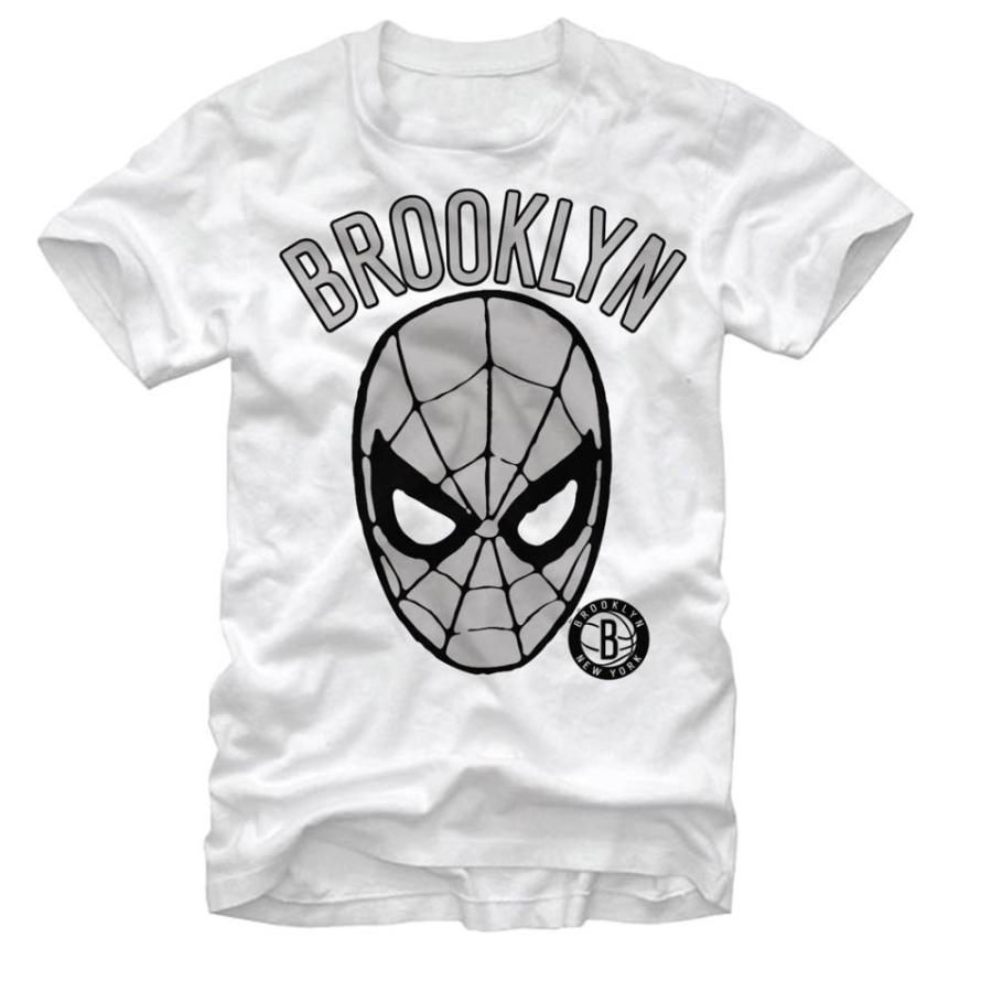 Nba ブルックリン ネッツ Tシャツ Spider Man Mask Super Hero スパイダーマン アベンジャーズ Marvel ホワイト Ocsl Nba 0614tst04 バッシュ バスケグッズ Selection 通販 Yahoo ショッピング