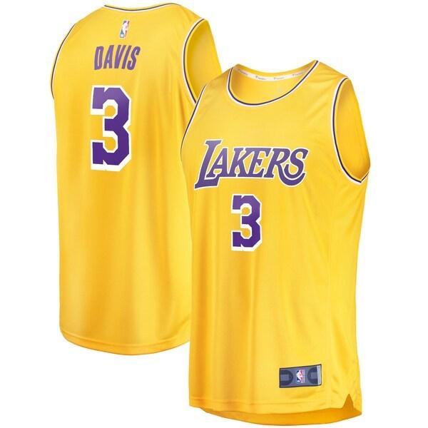 新作モデル アンソニー デイビス ユニフォーム ジャージ レイカーズ Nba 19 ファーストブレイク アイコンエディション ゴールド 特売 Tapiceria Viguesa Com