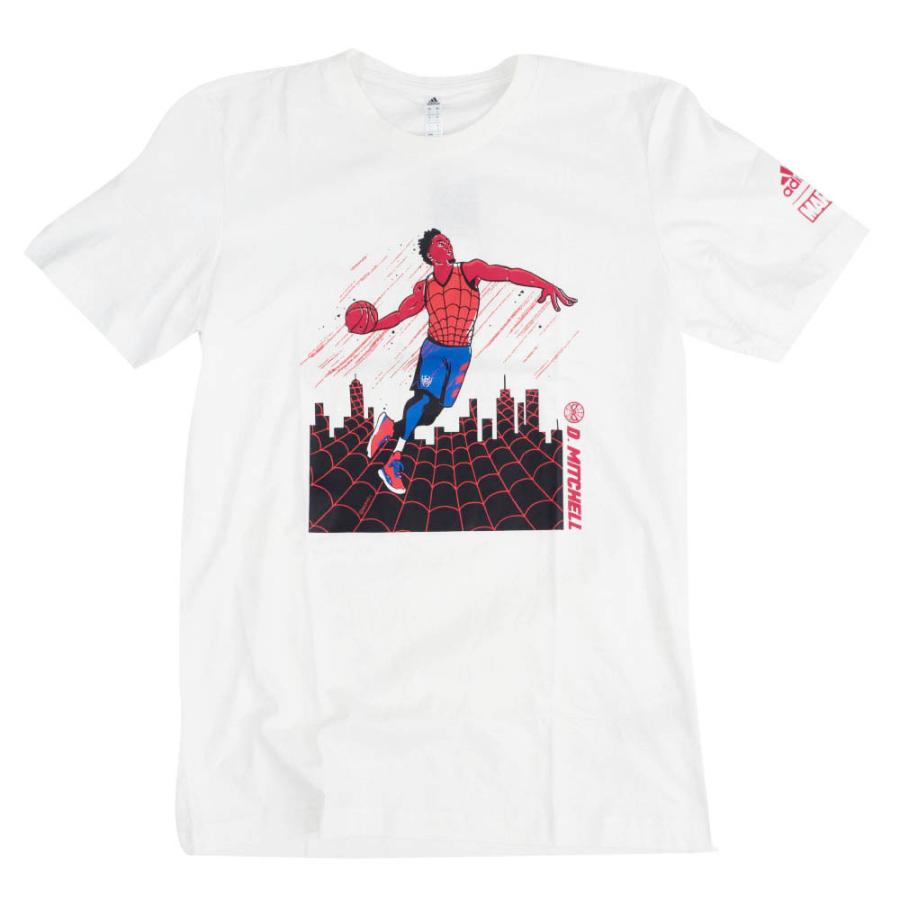 ドノバン ミッチェル Tシャツ Don Marvel マーベル Spider Man スパイダーマン アディダス Adidas ホワイト Nba 1127gds11 バッシュ バスケグッズ Selection 通販 Yahoo ショッピング