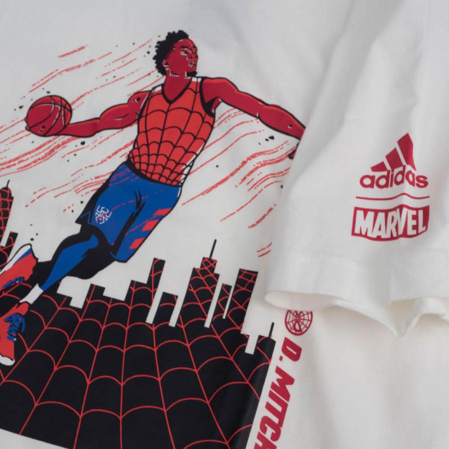 ドノバン ミッチェル Tシャツ Don Marvel マーベル Spider Man スパイダーマン アディダス Adidas ホワイト Nba 1127gds11 バッシュ バスケグッズ Selection 通販 Yahoo ショッピング