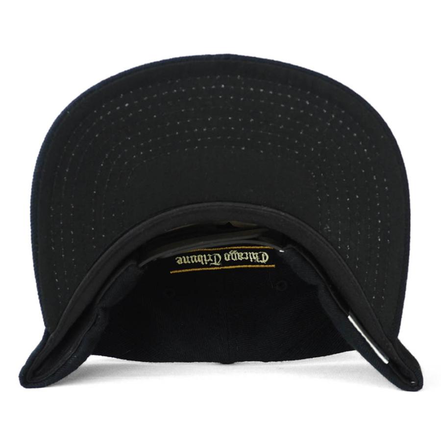 シカゴ・ブルズ NBA キャップ ブラック ゴールド スナップバック Chicago Tribune Black & Gold Embroidered Snapback Hat｜selection-basketball｜05