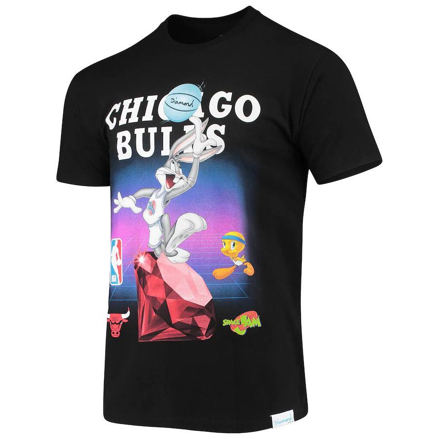 NBA スペースジャム x シカゴ・ブルズ Tシャツ Space Jam 半袖 メンズ